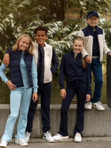 Bilde av WoolLand WL - Nusfjord vest kids Beige